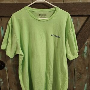 Columbia Men's Lime Green Short Sleeve Tee